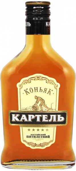 Коньяк Картель 5 лет, 250 мл