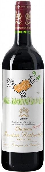 Вино Chateau Mouton Rothschild, Pauillac AOC Premier Grand Cru Classe, 1999, 375 мл