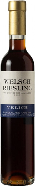 Вино Velich, Welschriesling Trockenbeerenauslese, 2008, 375 мл