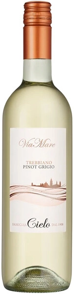 Вино Cielo e Terra, "Viamare" Trebbiano-Pinot Grigio, 2025