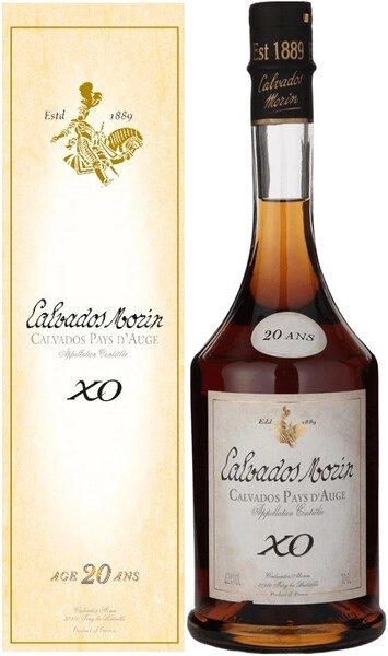Кальвадос Calvados Morin, XO 20 Ans, Calvados AOC, gift box, 0.7 л