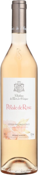Вино Chateau La Tour de L'Eveque, Petale de Rose, Cotes de Provence AOC, 2019