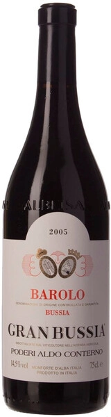 Вино Barolo DOCG Riserva Granbussia, 2005