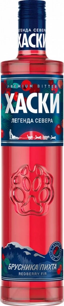Ликер Хаски Брусника-Пихта, настойка горькая, 0.5 л