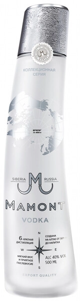 Водка Mamont Limited Edition Antarctica, 0.5 л