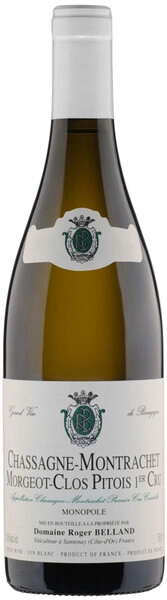 Вино Roger Belland, Chassagne-Montrachet 1-er Cru "Morgeot-Clos Pitois" AOC Blanc, 2023