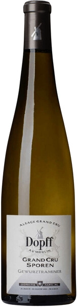 Вино Dopff au Moulin, Gewurztraminer Grand Cru Sporen, Alsace AOC, 2018