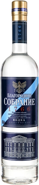 Водка Благородное Собрание Классическая, 0.5 л