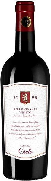 Вино Cielo e Terra, Appassionante Rosso, Veneto IGT, 2020