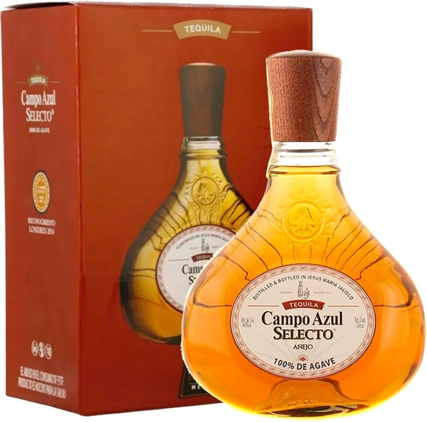 Текила Campo Azul Selecto Anejo, gift box, 0.75 л