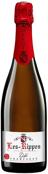 Шампанское Champagne Delot, "Les Rippes" Blanc de Noirs Brut, 2022