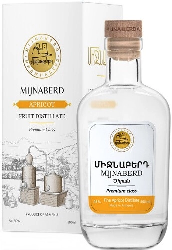 Водка "Mijnaberd" Apricot, gift box, 0.5 л