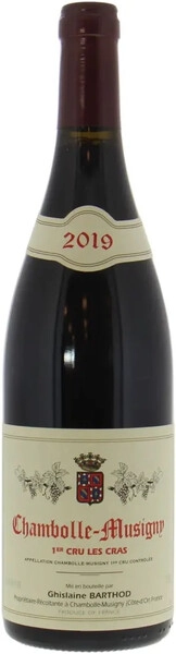Вино Domaine Ghislaine Barthod, Chambolle-Musigny 1er Cru Les Cras AOC, 2019