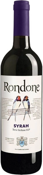 Вино Rondone Syrah, Terre Siciliane IGP, 2022