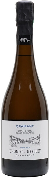 Шампанское Dhondt-Grellet, Cramant Grand Cru Blanc de Blancs Extra Brut, Champagne AOC