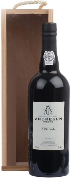 Портвейн Andresen, Vintage Port, 1999, wooden box