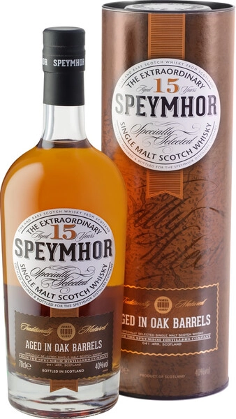 Виски Speymhor 15 Years Old, in tube, 0.7 л