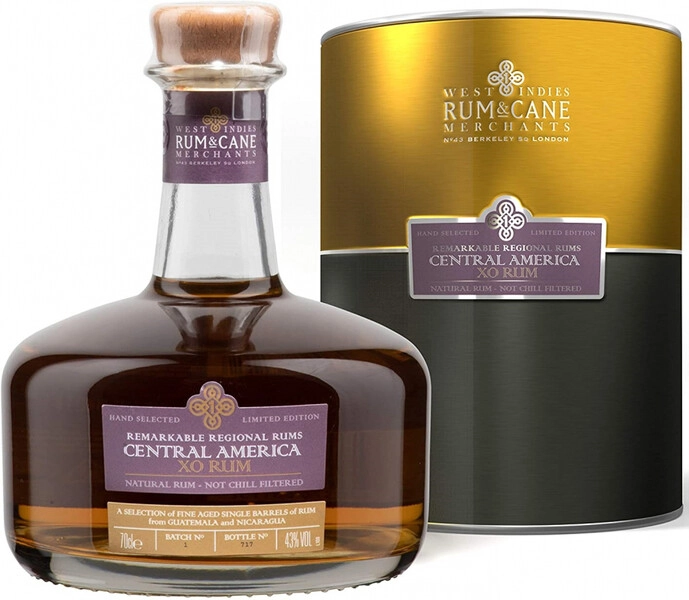 Ром Rum & Cane Merchants, Central America XO, in tube, 0.7 л