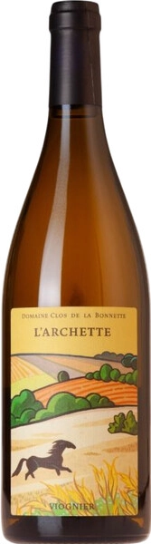 Вино Domaine Clos de la Bonnette, L'Archette Viognier, Collines Rhodaniennes IGP, 2023