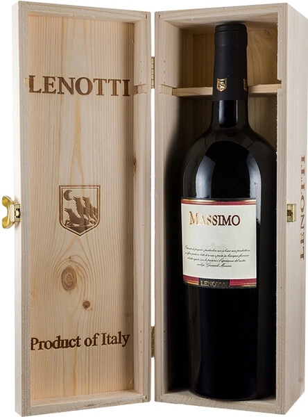 Вино Lenotti, Massimo Rosso, Veneto IGT, wooden box, 3 л