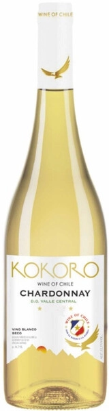 Вино "Kokoro" Chardonnay, Valle Central DO, 2024