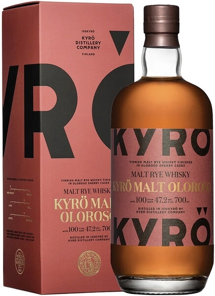 Виски Kyro Malt Oloroso Rye, gift box, 0.7 л