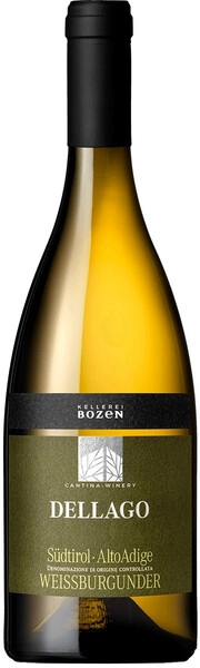 Вино Bozen, Dellago Weissburgunder, Sudtirol Alto Adige DOC, 2023