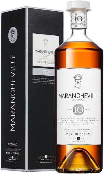 Коньяк Marancheville 10 Ans, Cognac Grande Champagne АОC, gift box, 0.7 л
