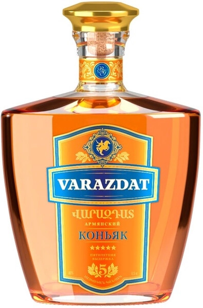 Коньяк Varazdat 5 Years, 0.5 л