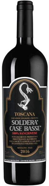 Вино Case Basse, Soldera Sangiovese, Toscana IGT, 2017
