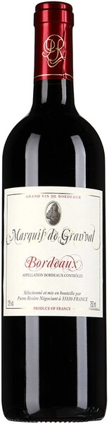 Вино Marquis de Granval, Bordeaux AOC, 2018
