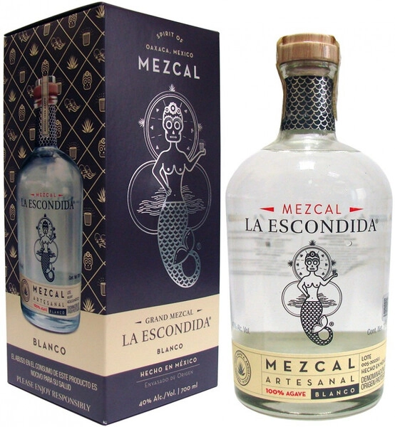 Мескаль Grand Mezcal, La Escondida, gift box, 0.7 л