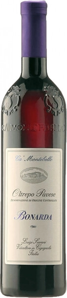 Игристое вино Ca' Montebello, Bonarda, Oltrepo Pavese DOC, 2020