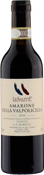 Вино Le Salette, La Marega Amarone della Valpolicella Classico DOCG, 2018, 375 мл