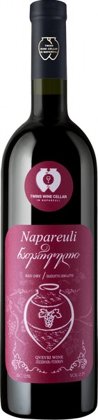 Вино Twins Wine Cellar in Napareuli, Qvevri Napareuli, 2023