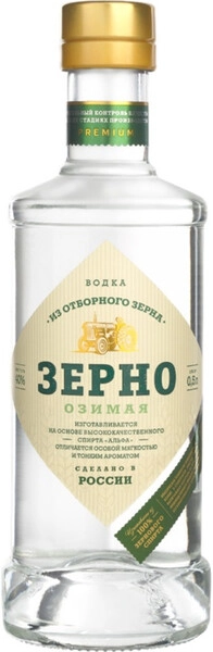 Водка Зерно Озимая, 0.5 л