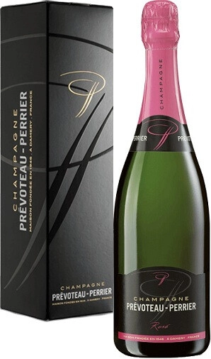 Шампанское Champagne Prevoteau-Perrier, Rose Brut, gift box, 1.5 л