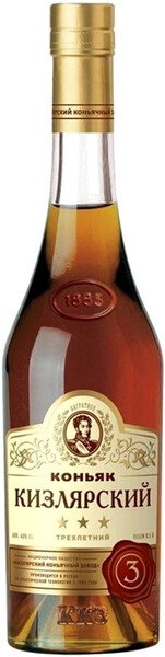 Коньяк Кизлярский 3-летний, 0.5 л