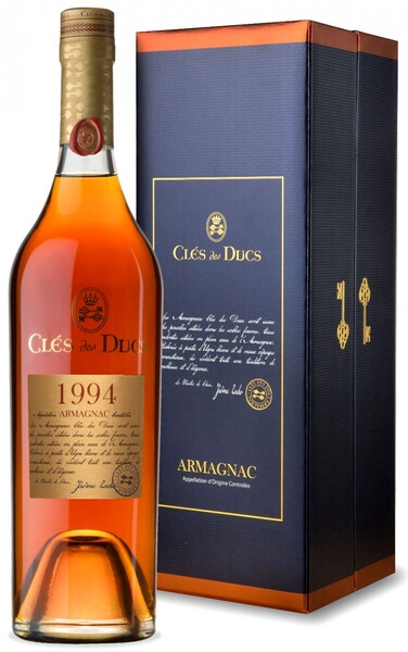 Арманьяк Cles des Ducs Millesime, Armagnac AOC, 1994, gift box, 0.7 л