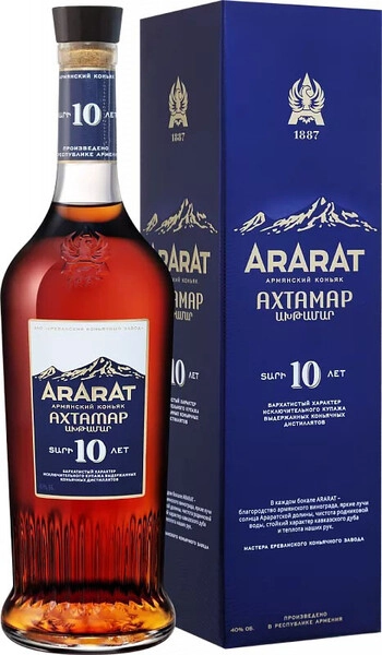 Коньяк Арарат Ахтамар, в подарочной коробке, 0.5 л