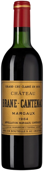 Вино Chateau Brane-Cantenac, Margaux Grand Cru Classe AOC, 1964