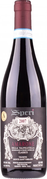 Вино Speri, Monte Sant'Urbano Amarone della Valpolicella Classico DOCG, 2007