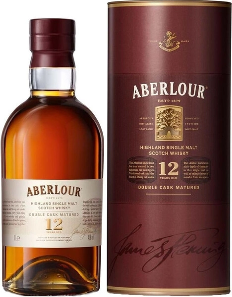 Виски Aberlour 12 Years Old Double Cask, in tube, 1 л