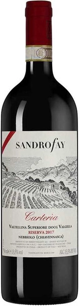 Вино Sandro Fay, Carteria Valtellina Superiore DOCG Valgella Riserva, 2017
