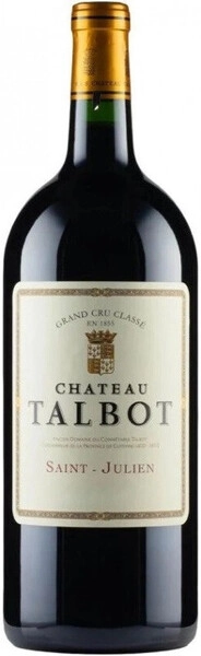Вино Chateau Talbot, St-Julien AOC 4-me Grand Cru Classe, 2022, 3 л