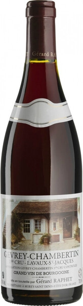Вино Gerard Raphet, Gevrey-Chambertin 1-er Cru Lavaux-St-Jacques AOC, 2022