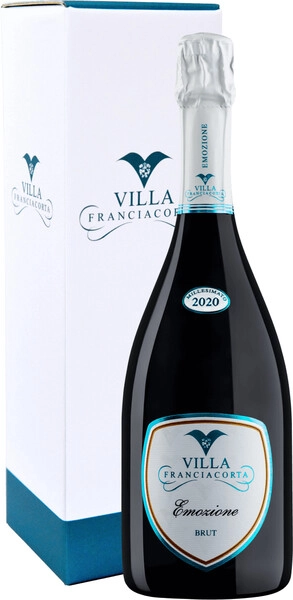 Игристое вино Villa Franciacorta, Emozione Brut, Franciacorta DOCG, 2020, gift box