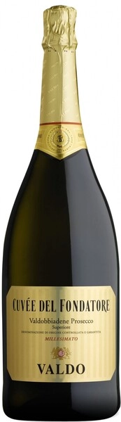 Игристое вино Valdo, Cuvee del Fondatore, Prosecco di Valdobbiadene DOCG, 1.5 л