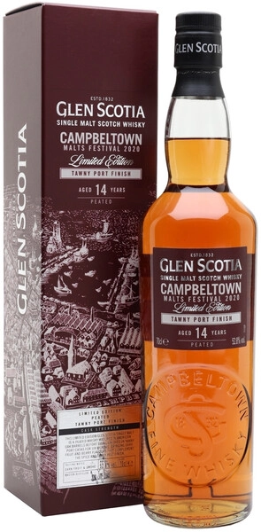 Виски Glen Scotia 14 Years Old Tawny Port Finish, gift box, 0.7 л