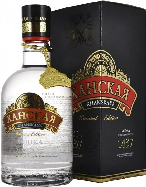 Водка Ханская Лимитед Эдишн, в подарочной коробке, 0.5 л